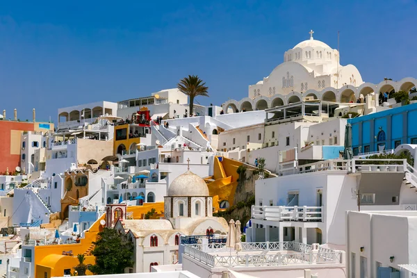 Fira, main town of Santorini, Greece — Stock Photo, Image