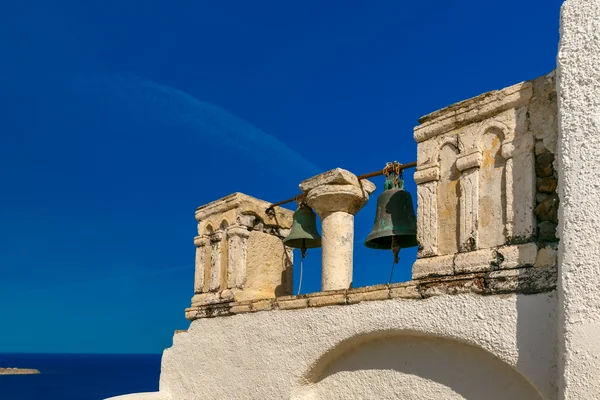 Vista pitoresca de Oia, Santorini, Grécia — Fotografia de Stock