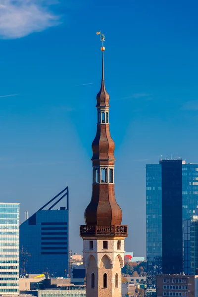Letecký panoráma města Tallinn, Estonsko — Stock fotografie