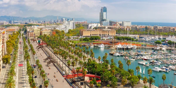 Passeig de Colom, Barcelona, Španělsko — Stock fotografie