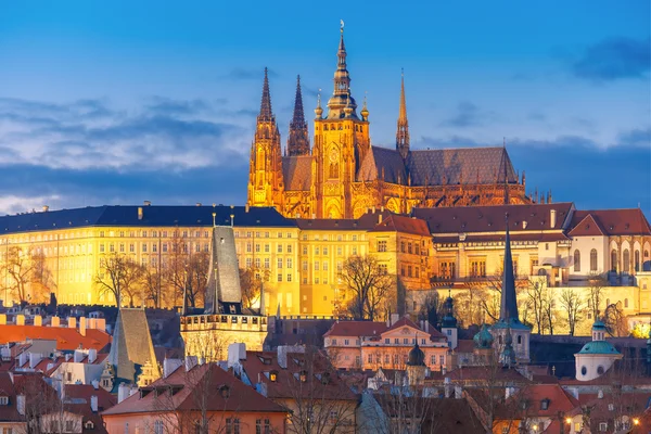 Kasteel van Praag en de Mala Strana, Tsjechië — Stockfoto