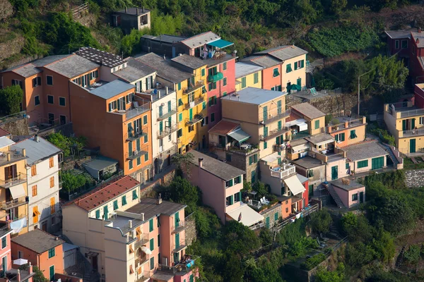 Πανόραμα της Μαναρόλα, Cinque Terre, Liguria, Ιταλία — Φωτογραφία Αρχείου
