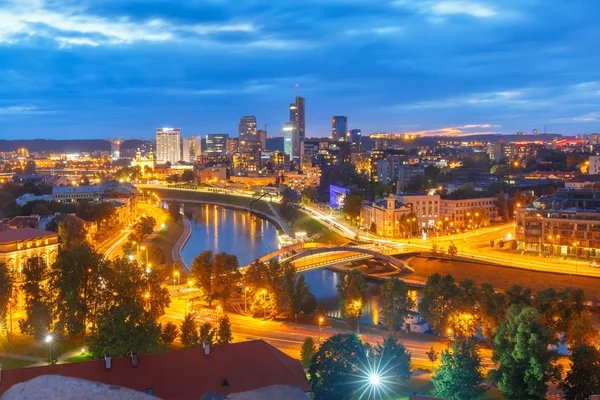 Panorama Nuovo centro di Vilnius, Lituania — Foto Stock