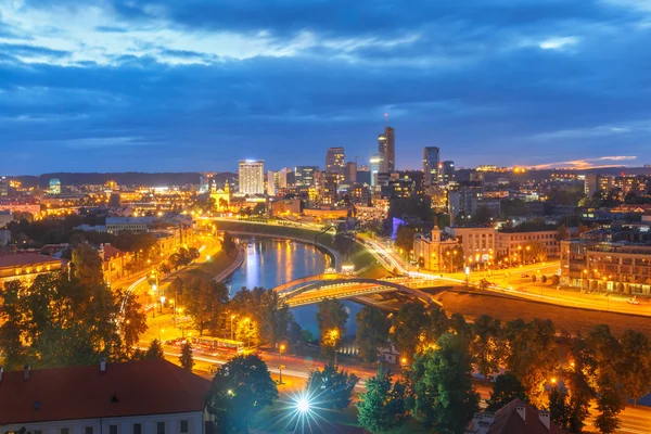 Panorama Nuovo centro di Vilnius, Lituania — Foto Stock