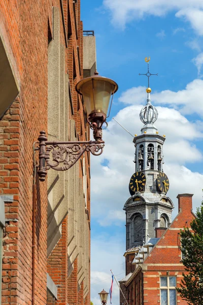 Amsterdam vue sur la ville sur la tour Munttoren — Photo