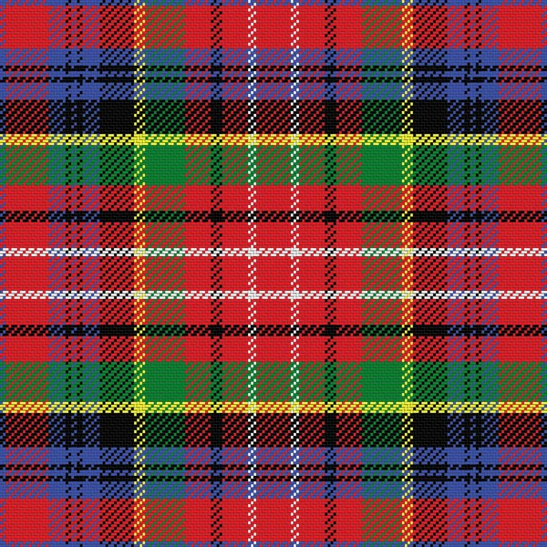 Patrón sin costura vectorial Tartán escocés Caledonia — Archivo Imágenes Vectoriales