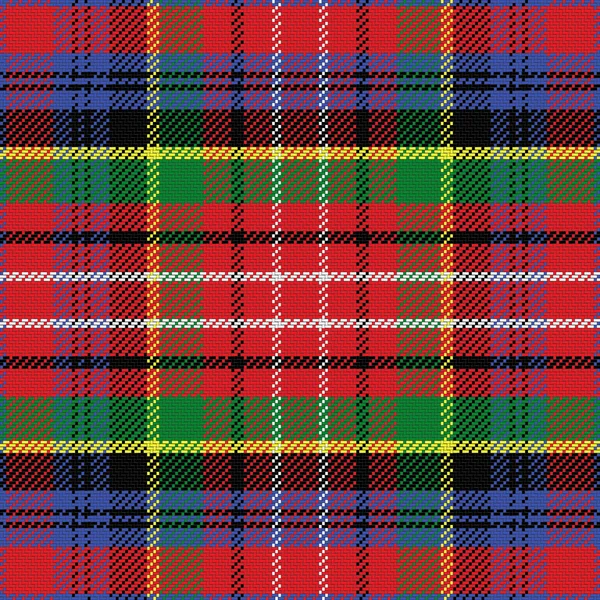 Vector seamless pattern Scottish tartan Caledonia — Stock Vector