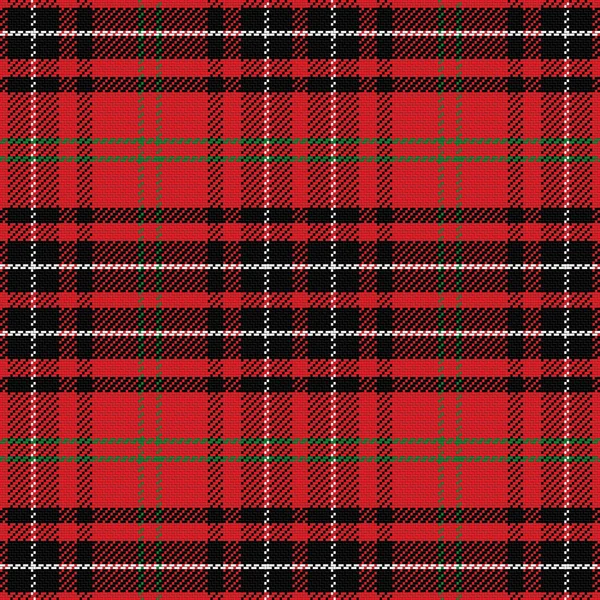 Vector naadloze patroon Schotse tartan — Stockvector