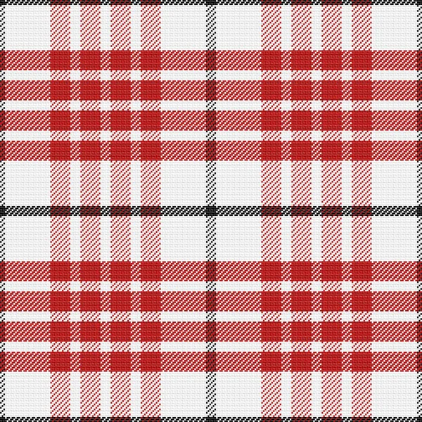 Vetor padrão vermelho sem costura tartan escocês — Vetor de Stock