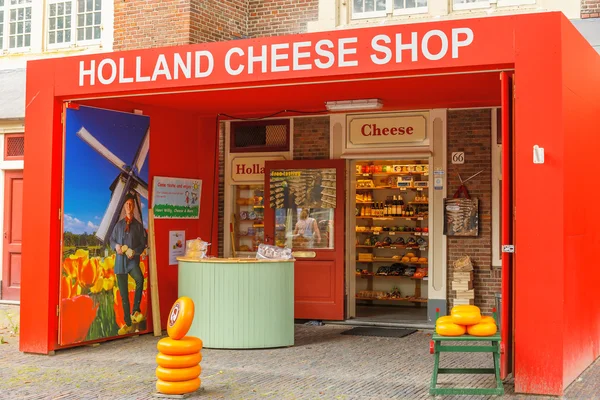 Holland ost butik i Amsterdam — Stockfoto