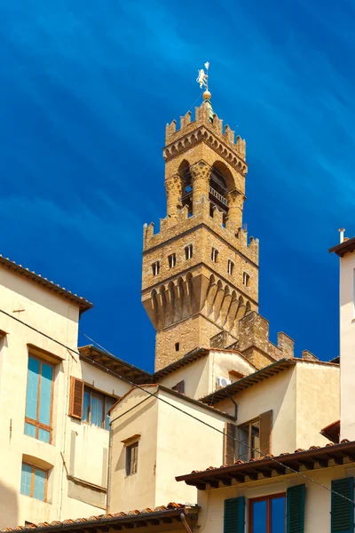 Torre Arnolfo del Palazzo Vecchio, Florencia, Italia — Foto de Stock