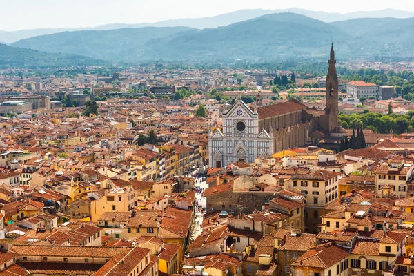 Basilica di Santa Croce in Florença, Itália — Fotografia de Stock