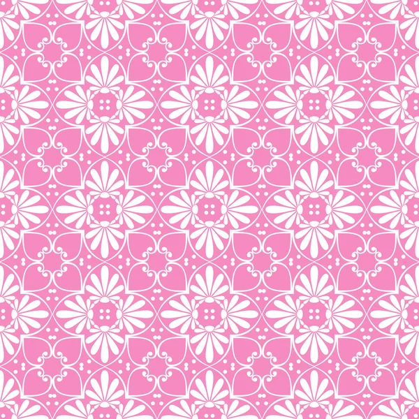 Vector naadloze floral ornament — Stockvector