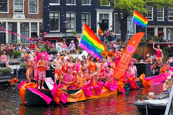 Parata di Amsterdam canal 2014 — Foto Stock