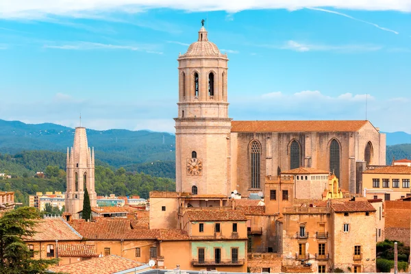 Cattedrale di Santa Maria in Girona, Catalogna, Spagna — Foto Stock