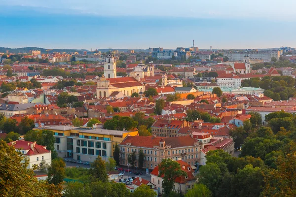 Widok na starym mieście w Wilnie, Litwa. — Zdjęcie stockowe