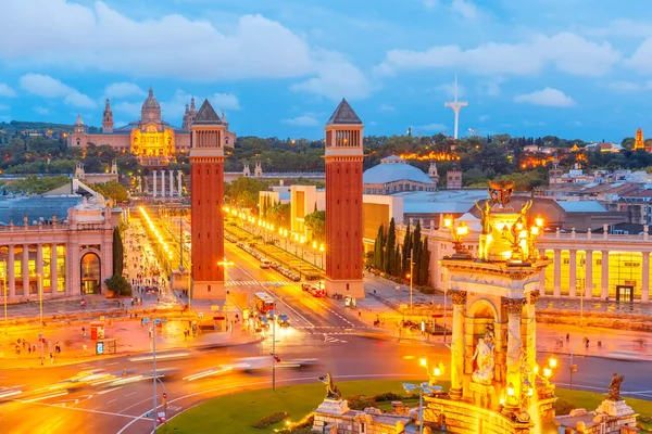 Placa Espanya en Barcelona, Cataluña, España — Foto de Stock