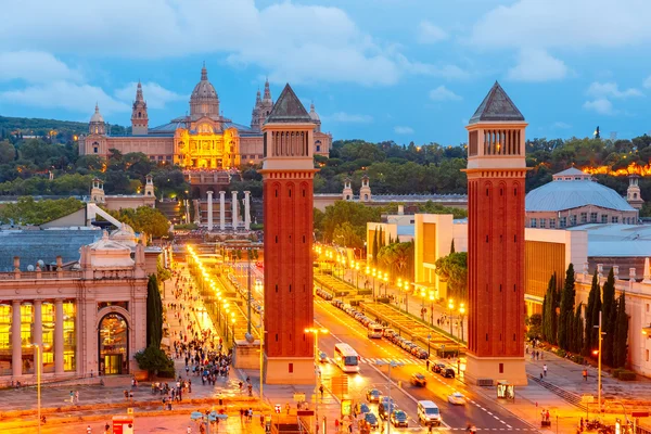 Placa Espanya in Barcelona, Katalonien, Spanien — Stockfoto