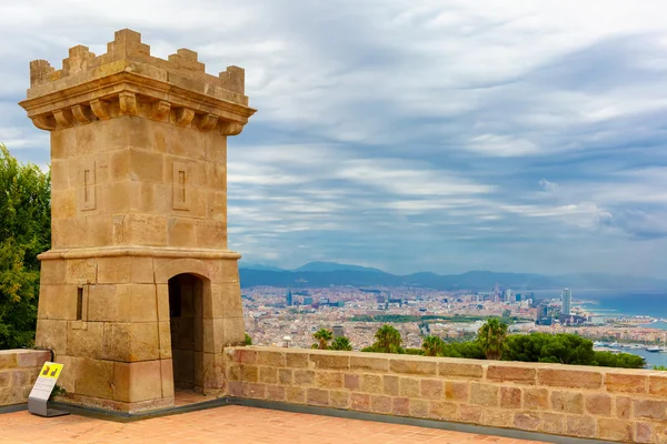 Barcelona, catalonia, spain鸟瞰图 — 图库照片