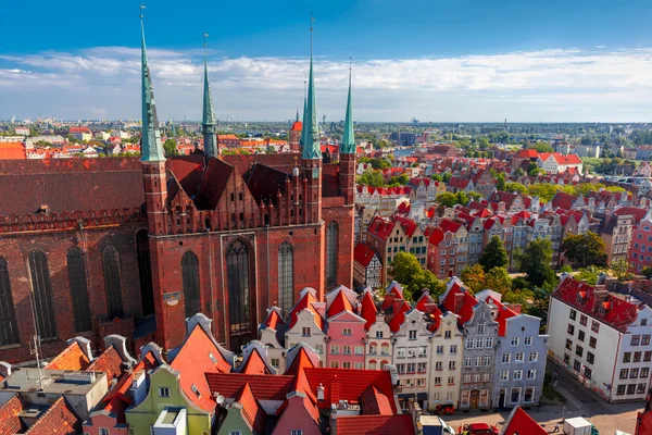 Marienkirche in Danzig, Polen — Stockfoto