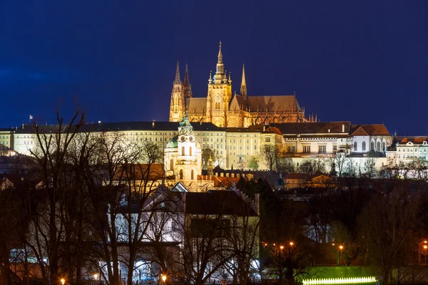 Prágai kastély és a Mala Strana, Cseh Köztársaság — Stock Fotó