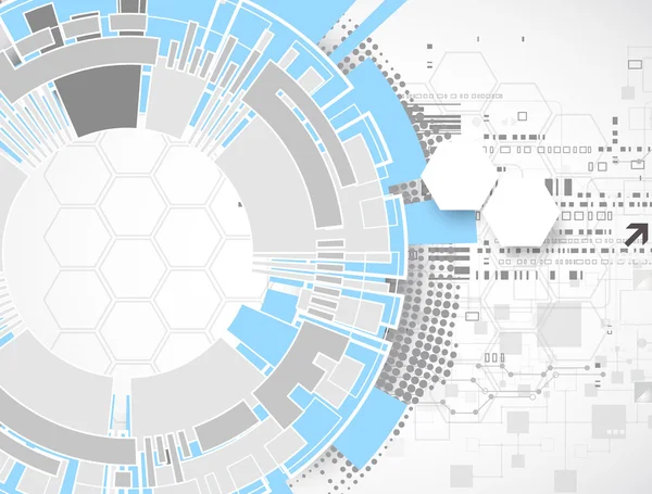 Tema digital futurista — Vector de stock