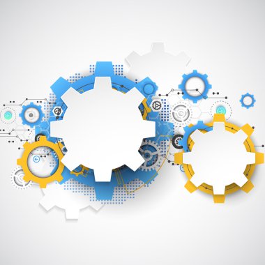 Soyut teknoloji arkaplanı