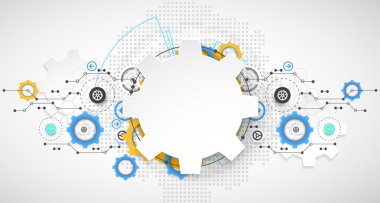 Soyut teknoloji arkaplanı