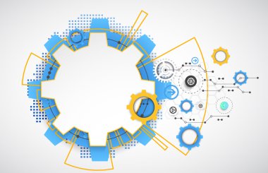 Soyut teknoloji arkaplanı