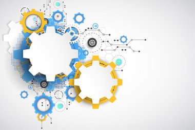 Soyut teknoloji arkaplanı