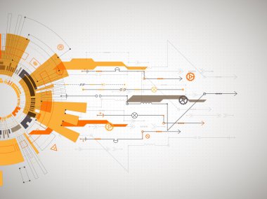 Soyut teknolojik arkaplan