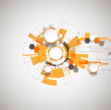 Soyut teknolojik arkaplan