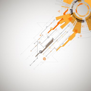 Soyut teknolojik arkaplan