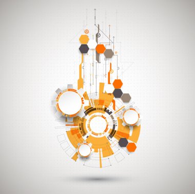 Soyut teknolojik arkaplan