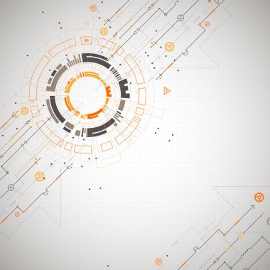 Soyut teknolojik arkaplan