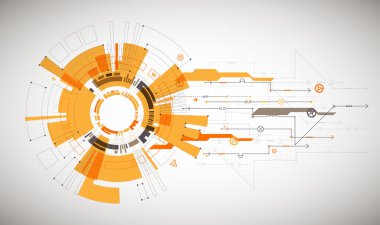 Soyut teknolojik arkaplan