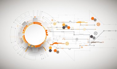 Soyut teknolojik arkaplan