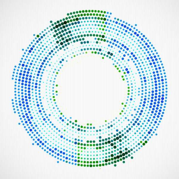 Abstrakte Halbtonthematik Hintergrund — Stockvektor