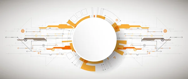 Abstrakter technologischer Hintergrund — Stockvektor