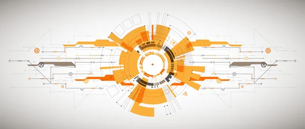 Abstrakter technologischer Hintergrund — Stockvektor