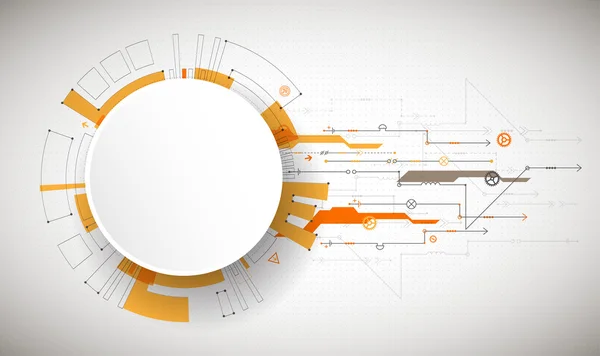 Abstracte technologische achtergrond — Stockvector