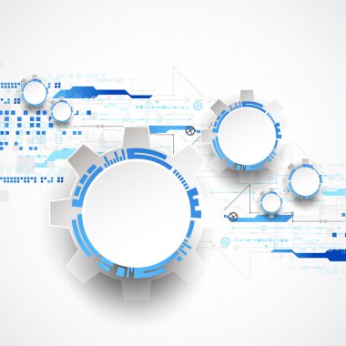 Soyut teknolojik çeşitli unsurları. 