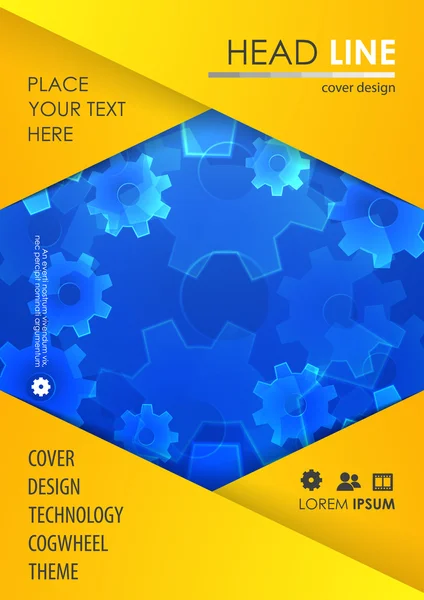 Modèle de conception de brochure. — Image vectorielle