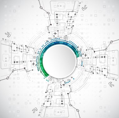 Soyut teknolojik arkaplan. 