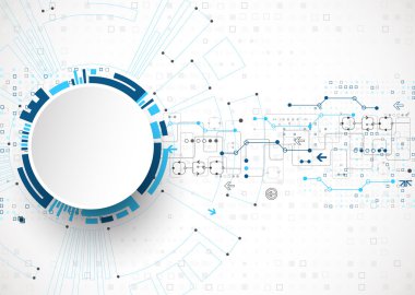 Soyut teknolojik arkaplan. 