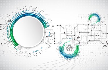 Soyut teknolojik arkaplan. 