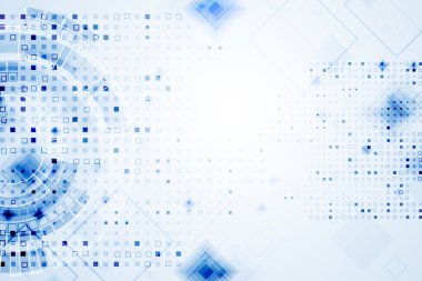 Mavi teknolojik arka plan. 