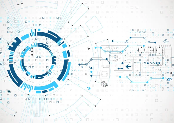 Abstrakter technologischer Hintergrund. — Stockvektor