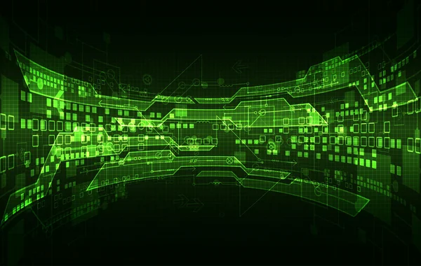 Fondo abstracto de tecnología digital verde . — Archivo Imágenes Vectoriales