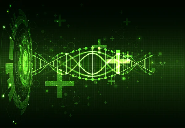 Szablon z Dna cząsteczki tło — Wektor stockowy